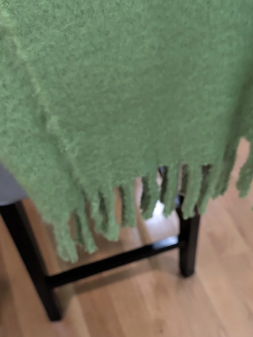 Pottery Barn Lime Green Soft Throw Blanket